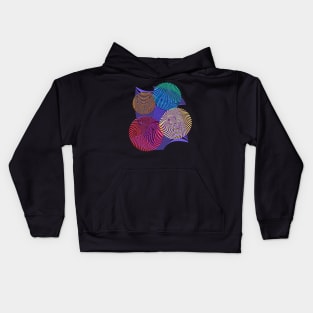 Optical illusion 5 Kids Hoodie